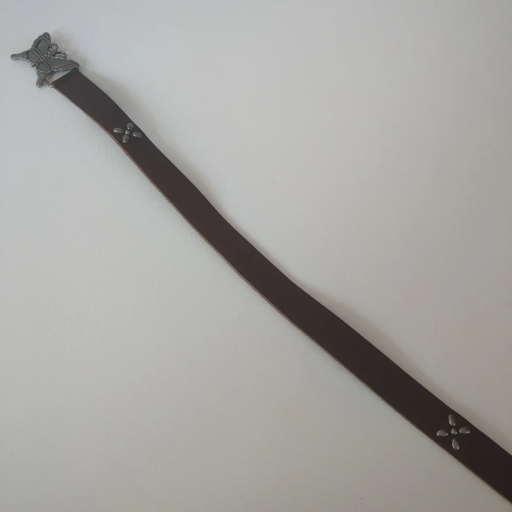 Oshkosh boho brown butterfly belt, Size S/M